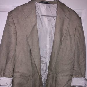 Men’s Khaki Suit Coat